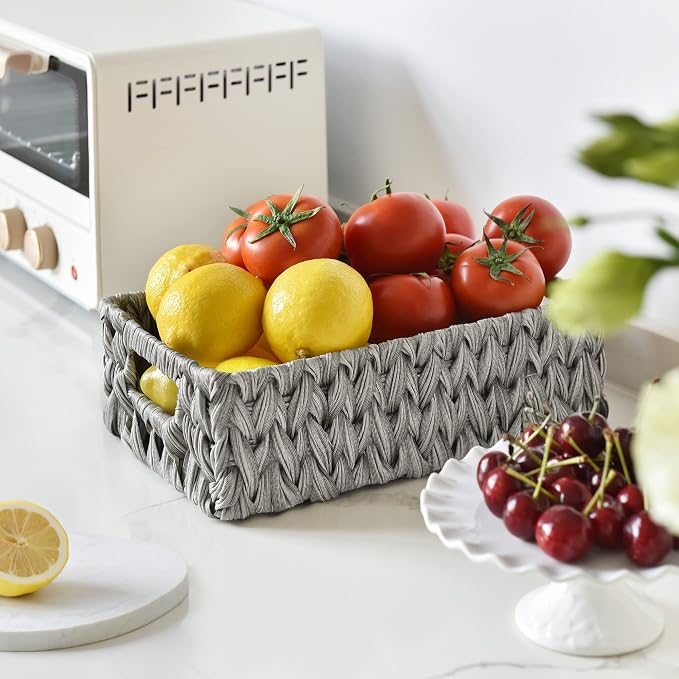 GRANNY SAYS Wicker Baskets for Storage, Waterproof Storage Baskets, Odorless - Image 2