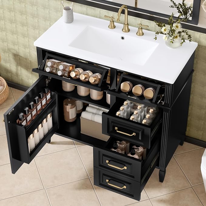 Harper & Bright Designs 36" Bathroom Vanity by HarperBrightDesigns
