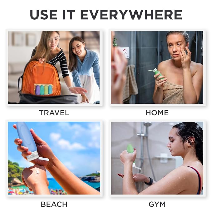 Dot&Dot Leak Proof TSA Approved Travel Bottles - Image 2