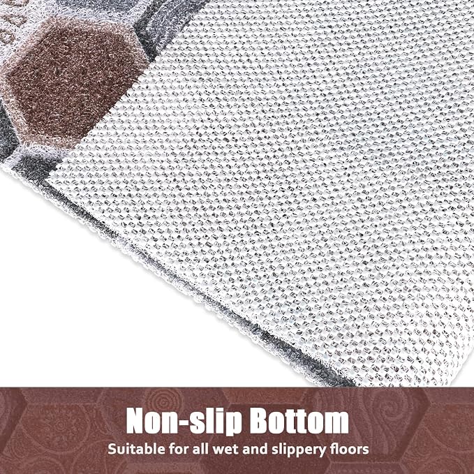 Bathtub Mat Shower Mat Non-Slip, 16x 39 Inch, Soft Comfort Bath Mat - Image 2