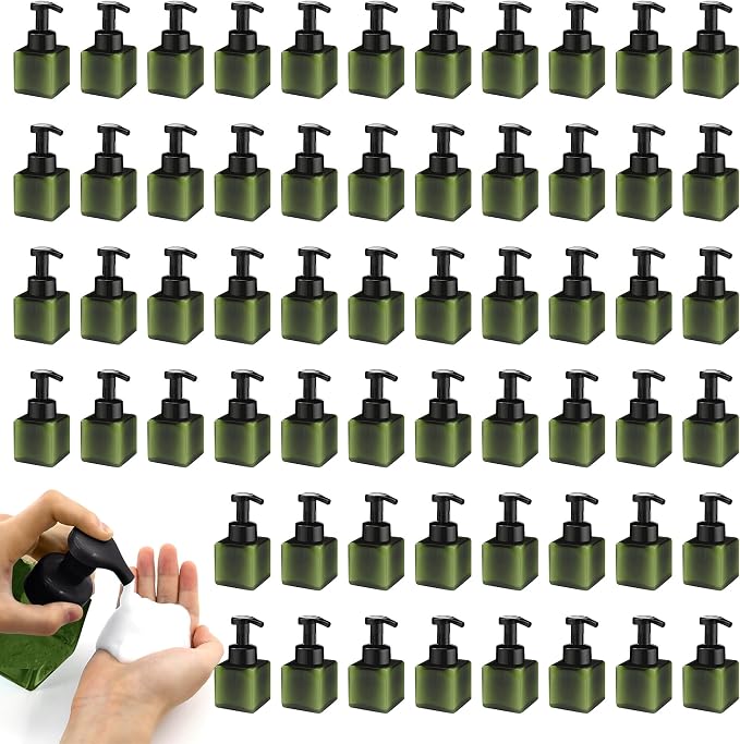 8.5 oz Foaming Soap Dispenser Plastic Foaming Pump Bottle, Refillable Dispenser by Unknown