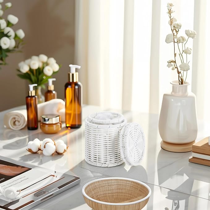 Rattan Jars, Decorative Storage Boxes - Image 4