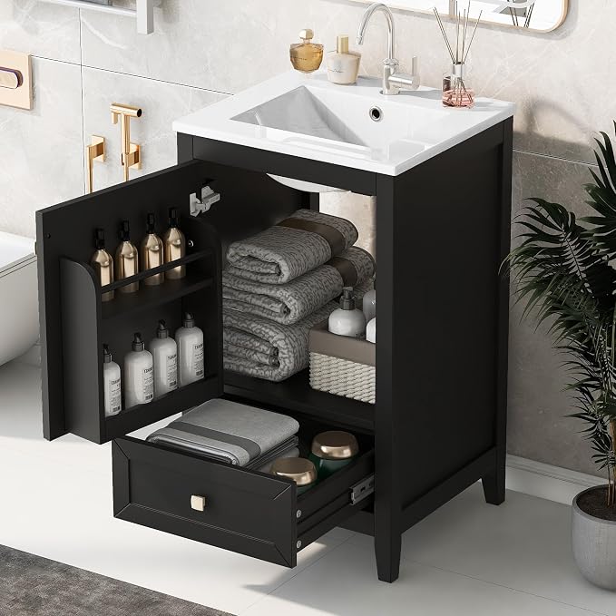 Bellemave 20-inch Solid Wood Bathroom Vanity by Bellemave