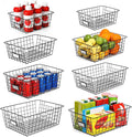 8 Set, Extra Large Wire Baskets by VITEVER