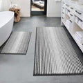 BSICPRO Bathroom Rugs and Mats Sets, 2 Piece Thick Absorbent Chenille Non Slip by BSICPRO