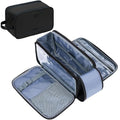 ZEEMO Travel Toiletry Bag for Men, Large Water-Resistant Double-Sided Full-Open by ZEEMO