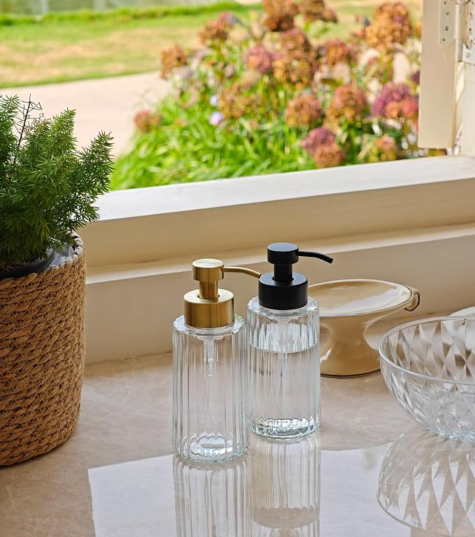 JASAI 16Oz Glass Foaming Soap Dispenser - Image 7