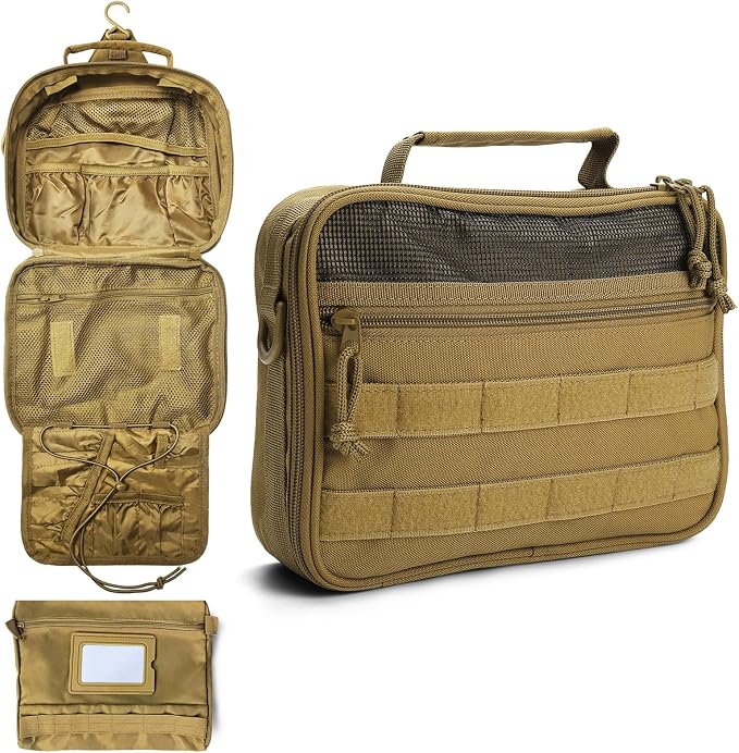 SMONT Toiletry Bag for Men Travel Toiletry Organizer Dopp Kit Travel Organizer by SMONT