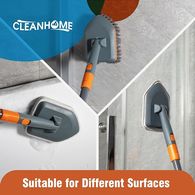 Floor Scrub Brush Tile Tub Scrubber Brush - Image 6