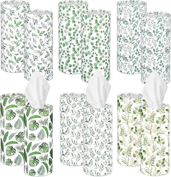 Outus 12 Pcs Eucalyptus Leaves Car Tissues Cylinder Holder by Outus