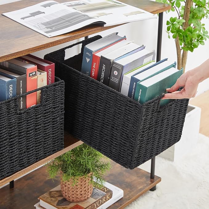 Vagusicc Wicker Storage Basket, Small Storage Baskets - Image 5