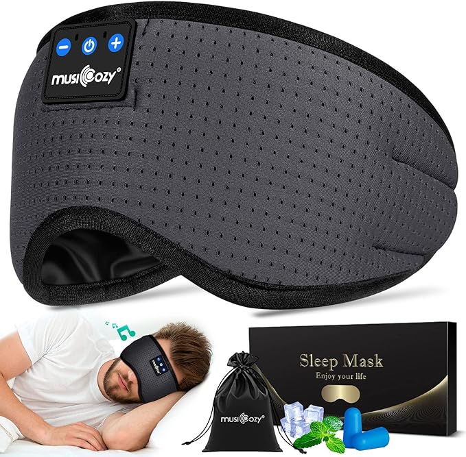 MUSICOZY Sleep Headphones Bluetooth 5.4 Breathable Sleeping Headphones Sleep by MUSICOZY