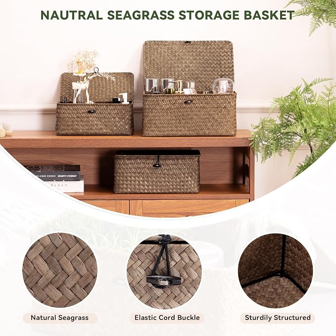 Nonam Seagrass Storage Baskets - Image 7