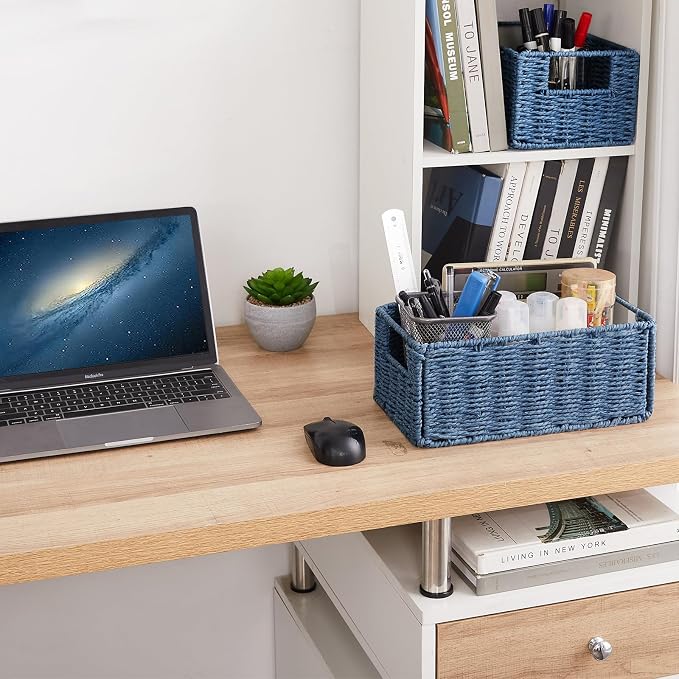 Vagusicc Wicker Storage Basket, Small Storage Baskets - Image 7