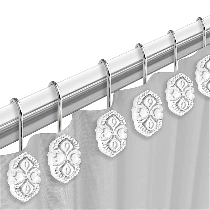 Zahari Home Monaco Bathroom Shower Curtain Set - Image 5