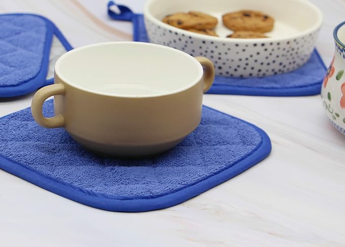 Cotton Pot Holders Cotton Made Machine Washable Heat Resistant Everyday Kitchen - Image 7