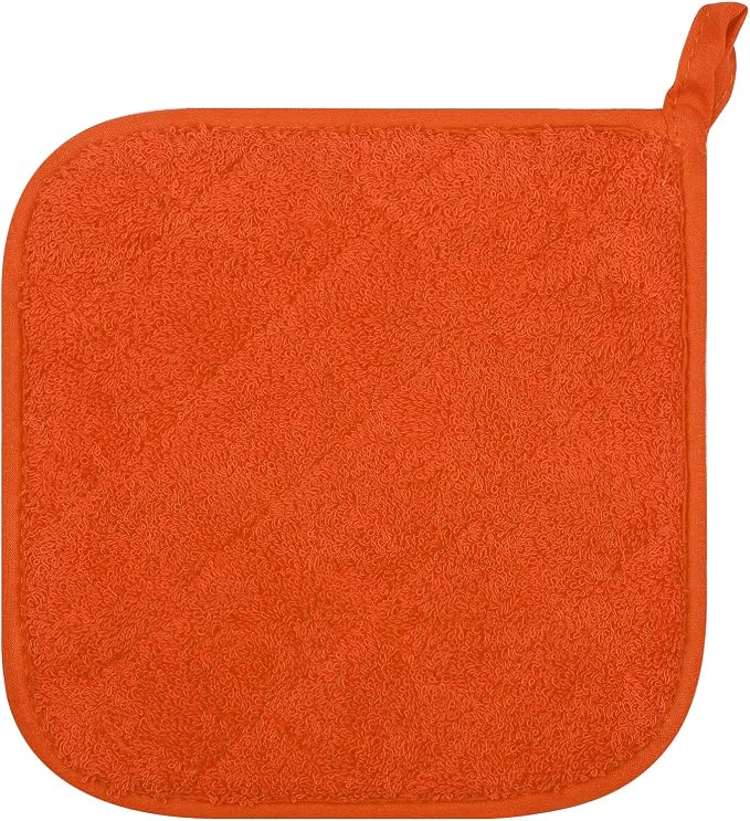 100% Cotton Kitchen Everyday Basic Terry Pot Holder Heat Resistant Coaster - Image 3