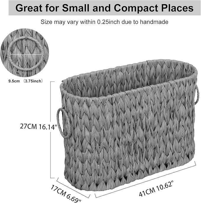 Toilet Paper Storage, Narrow Toilet Paper Basket - Image 3