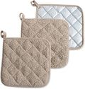 DII Basic Terry Collection Quilted 100% Cotton, 3 Piece by DII