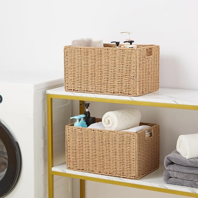 Vagusicc Wicker Storage Basket, Small Storage Baskets - Image 5