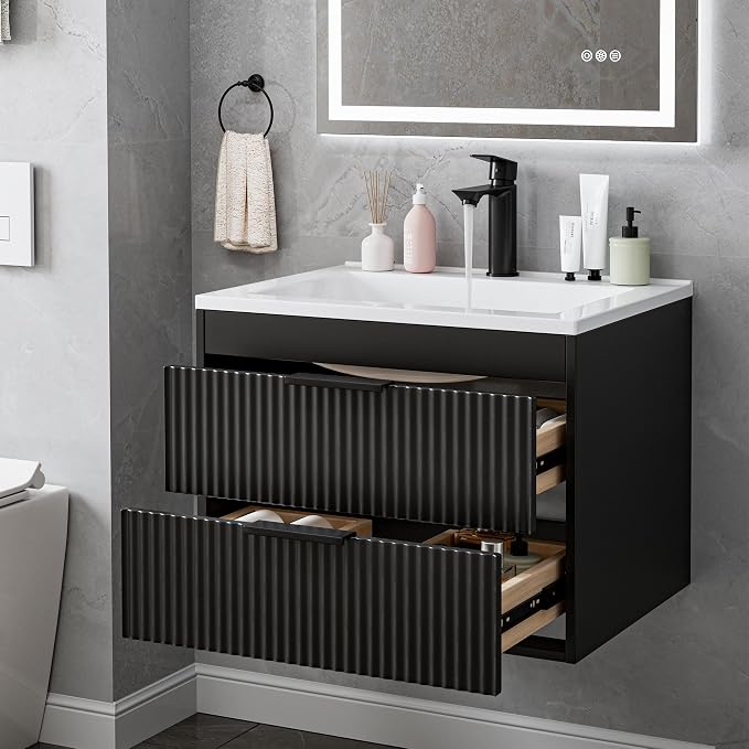 24 Inches Modern MDF Bathroom Vanity - Image 9