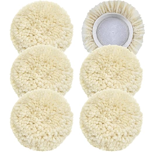 6 PCS Wool Buffing Polishing Pads by phepetroll
