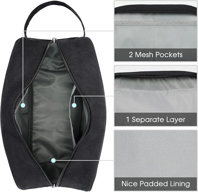 Narwey Travel Toiletry Bag for Women Traveling Dopp Kit Men Travel Bag for - Image 5