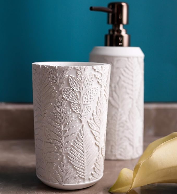 Hymmah Bathroom Accessories Set, Toothbrush Holder, Farmhouse Decor, Contain - Image 6