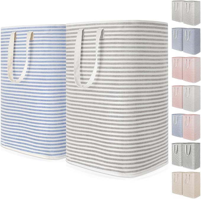 Lifewit 2 Pack Laundry Basket 80L Each, Collapsible Clothes Hamper by Lifewit