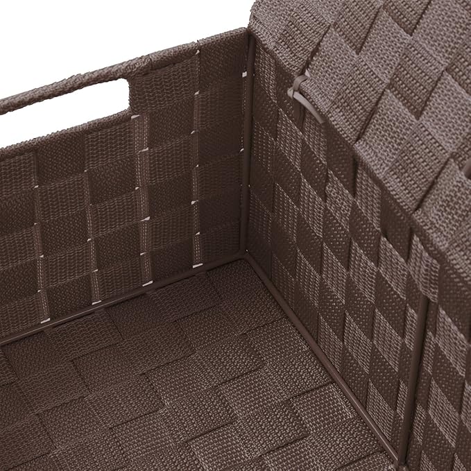 Sorbus Set of 3 Hand-Woven Storage Baskets - Image 7