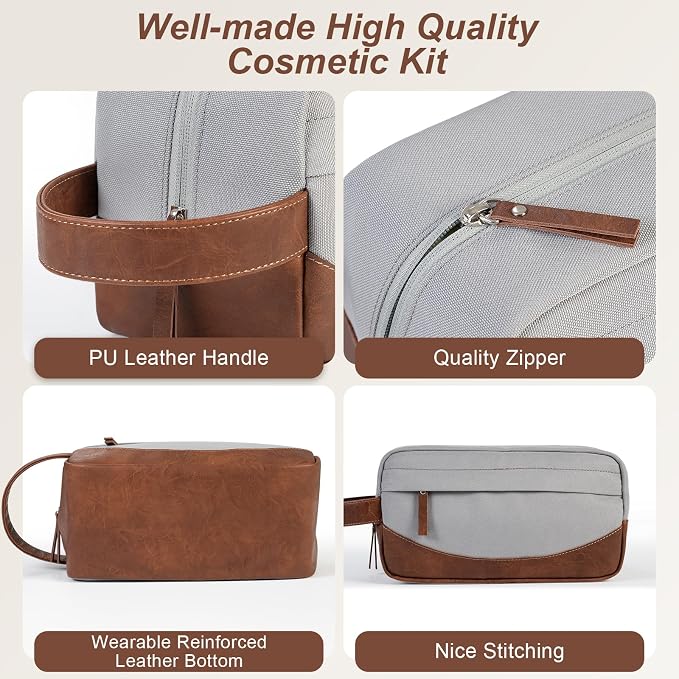 Travel Toiletry Bag for Men, Hanging Toiletry Organizer, Water Resistant - Image 2