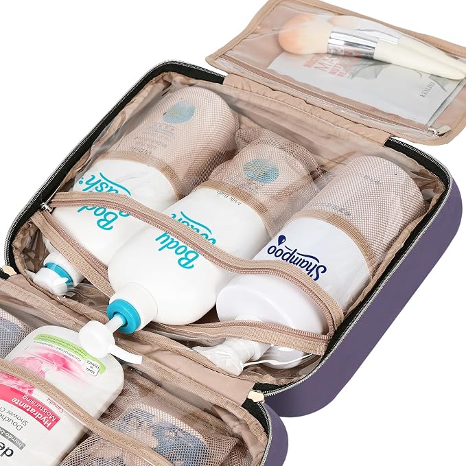 NISHEL Travel Toiletry Bag for women, Portable Hanging Organizer for - Image 7