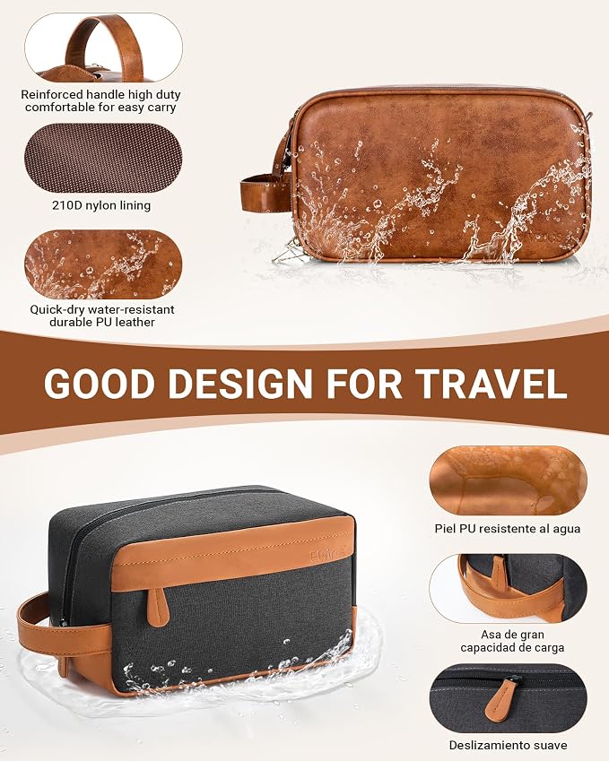 Elviros Travel Toiletry Bag Gift - Image 4