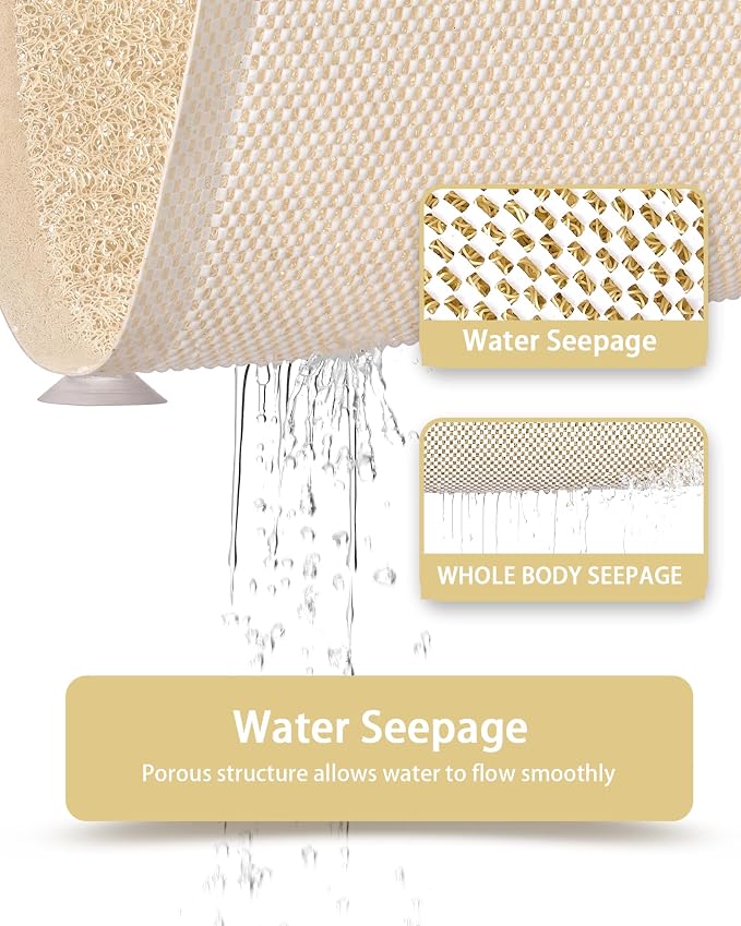 Mecko Non Slip Shower Mats, 16x40 Inch, Anti-Slip Bathtub Mats - Image 6
