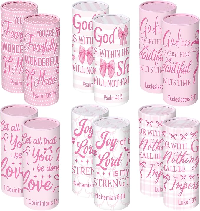 Outus 12 Pcs Christian Car Tissues Cylinder Holder by Outus