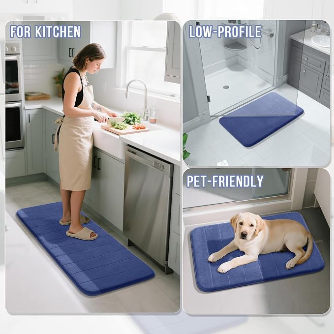 Yimobra Memory Foam Bath Mat Set 2 Piece - Image 6