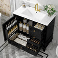 36" Bathroom Vanity with Sink, Harper & Bright Designs Free Standing Single by HarperBrightDesigns