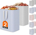 Lifewit 2 Pack Laundry Basket 100L Each, Collapsible Clothes Hamper by Lifewit