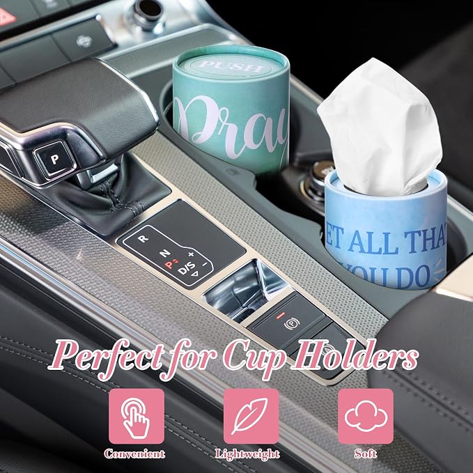 Outus 12 Pcs Christian Car Tissues Cylinder Holder - Image 4