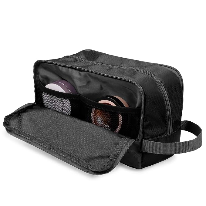 Toiletry Bag for Men Hanging Dopp Kit Water Resistant Shaving Bag Small - Image 6