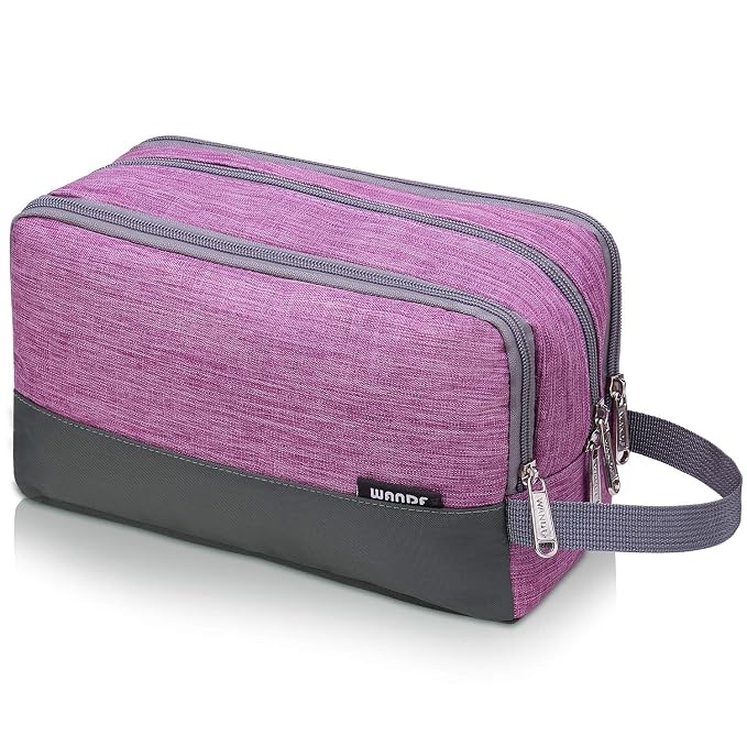 Toiletry Bag for Men/Women Hanging Dopp Kit Water Resistant Shaving Bag Small by WANDF