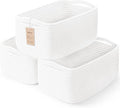 3-Pcs Shelf Baskets for Organizing, Closet Organizer Bins, Small Woven Baskets by MaxuniTechLife