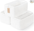 3-Pack Storage Baskets for Organizing | Woven Shelf Toy Basket | Rope Baskets by MaxuniTechLife