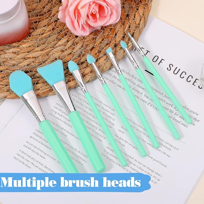 7PCS Silicone Brush Applicator Kit, Resin Brush Applicator UV Resin Brushes - Image 3