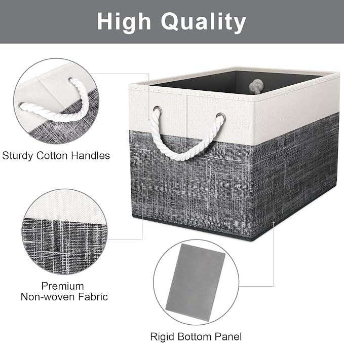 Fab totes Storage Bins, Foldable Storage Baskets - Image 3