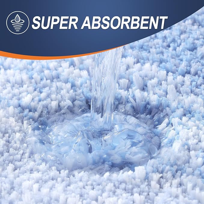 OLANLY Bathroom Rug Set 2 Piece, Soft Absorbent Microfiber Bath Rug Set - Image 4