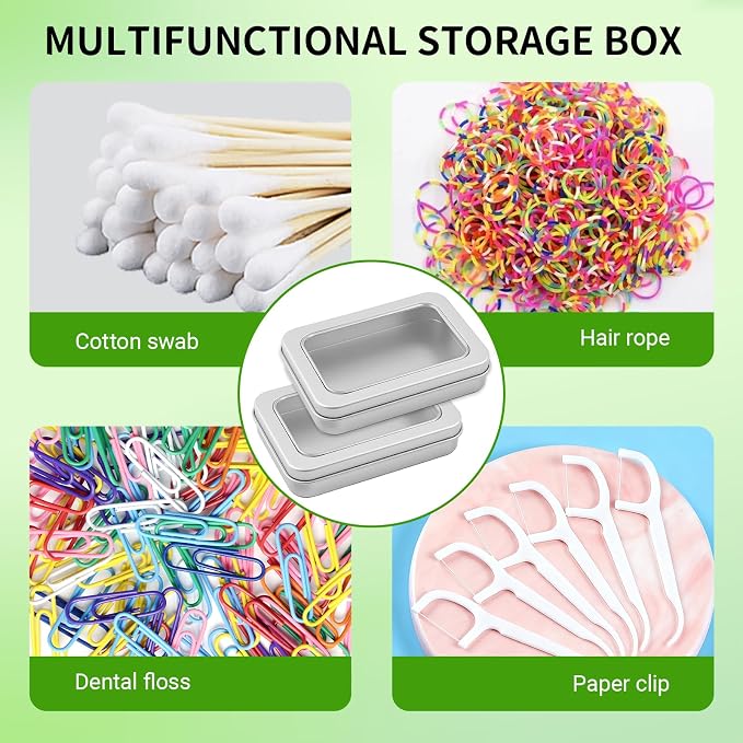 2-Pack Cotton Ball Holder for Travel & Bathroom - Image 6