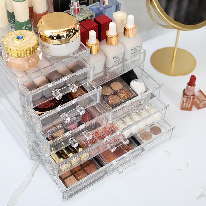 Cq acrylic Make Up Organizers for Vanity - Image 9