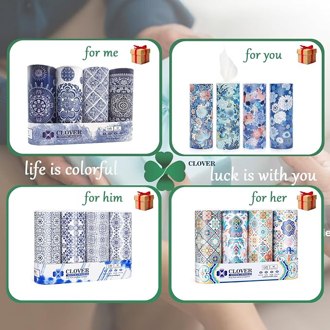 CLOVER Round Tube Facial Tissues & Car Tissues - Image 7
