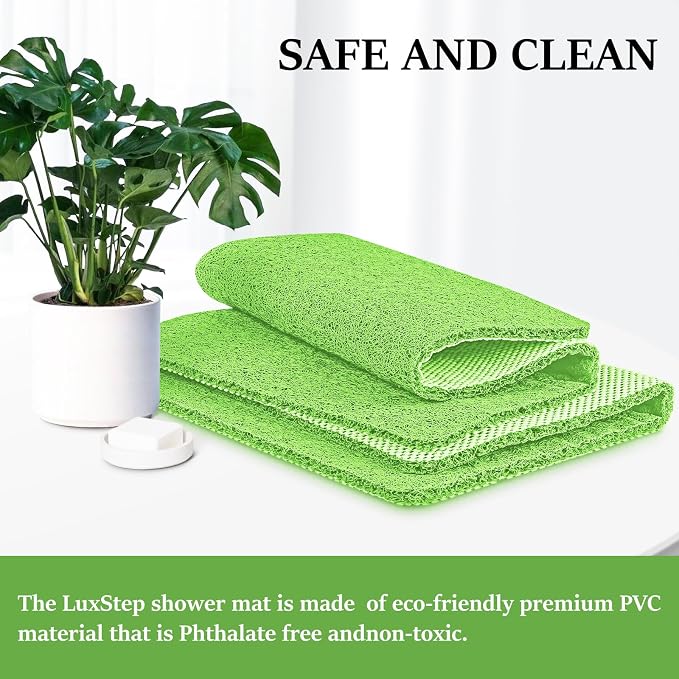 LuxStep Shower Mat Bathtub Mat, 24x24 inch, Non-Slip Bath Mat - Image 4